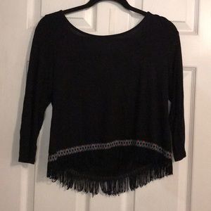 Boho long sleeve top